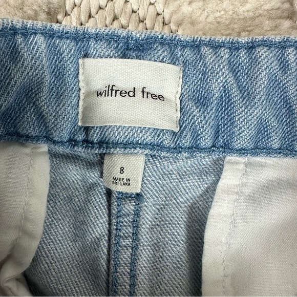 Aritzia Wilfred Free Jeans Sz 8 High Waist Wide Leg - Picture 12 of 15